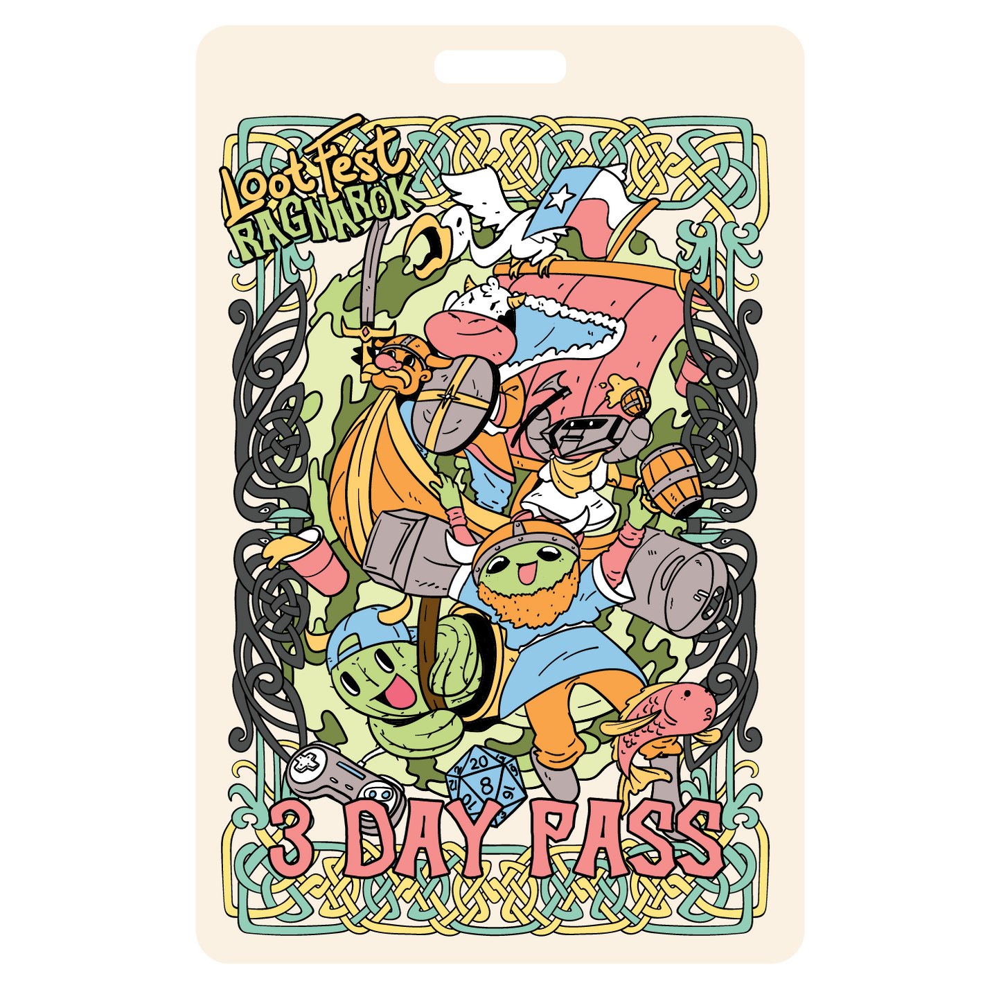 LootFest Ragnarok 3 Day Badge