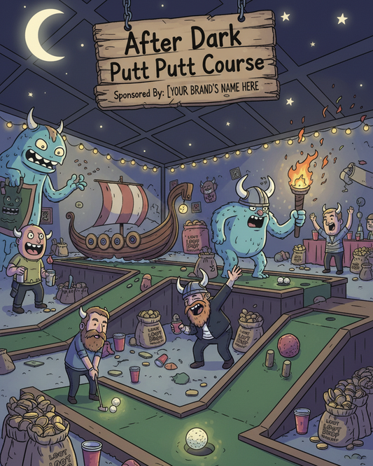 After Dark Putt Putt Course Sponsorship