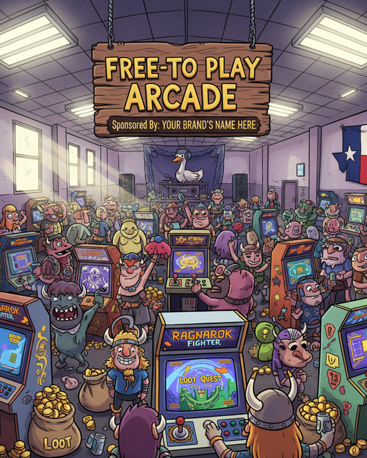 Free-to-Play Arcade Sponsorship