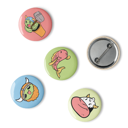 LootFest Ragnarok Set of 5 Buttons