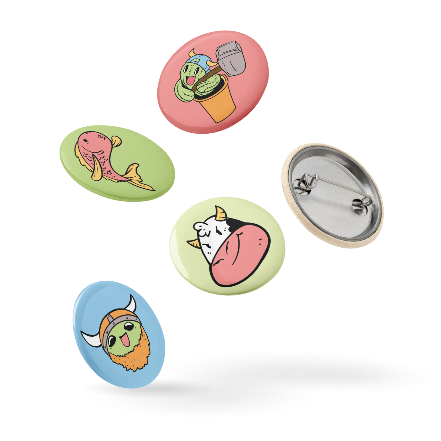 LootFest Ragnarok Set of 5 Buttons