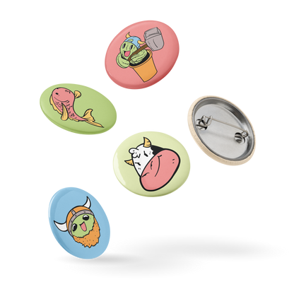 LootFest Ragnarok Set of 5 Buttons